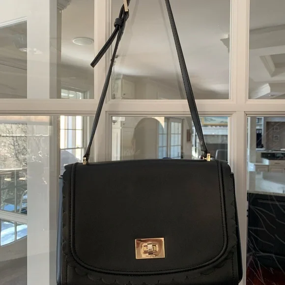 EUC kate spade Jazmin Maple Court Black Leather Purse - Picture 6 of 11